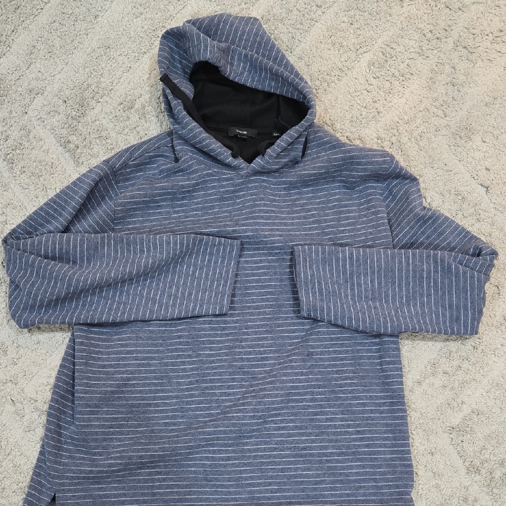 Vince Mens Striped Hoodie!!